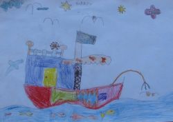 01 Bateau Pirate Par Audrey